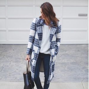 Plaid Coat - F21